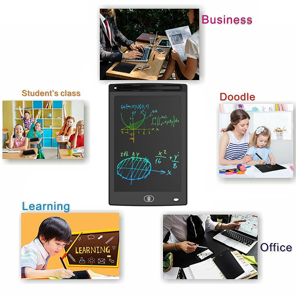 New 8.5" /12" Drawing Board LCD Writing Tablet For Kids Montessori Educational Toys Student Magic Blackboard Birthday Xmas Gift 10 kf S4369f6918d554c5c9a43938dbdbb6e593