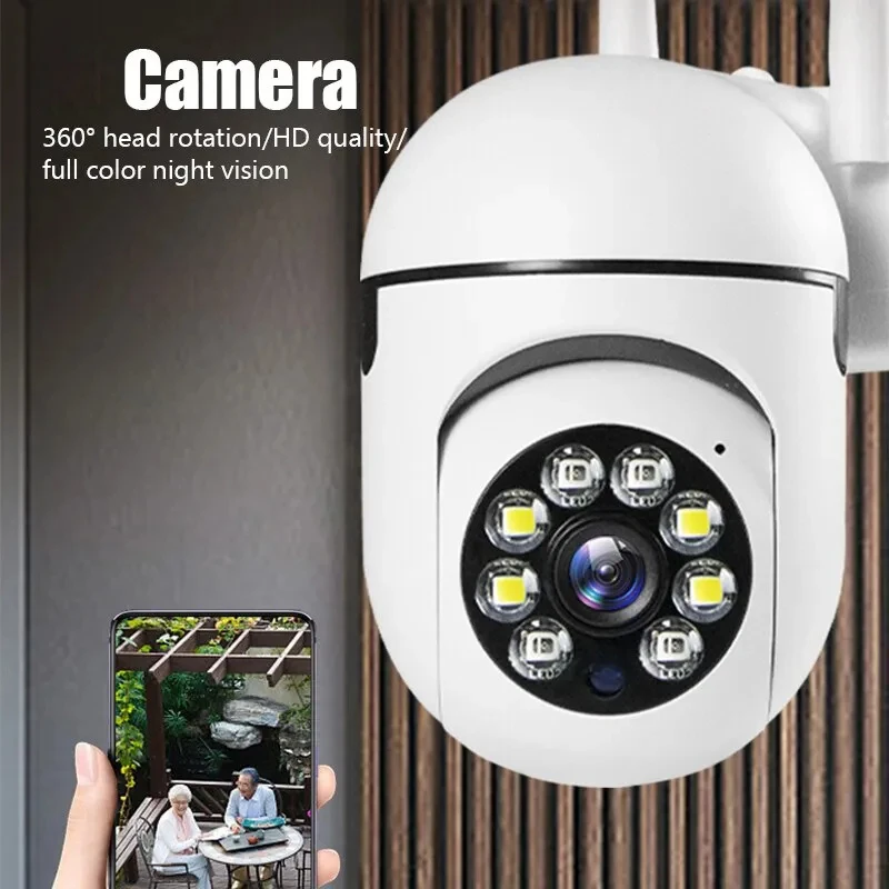 3MP WiFi Camera Home PTZ IP Camera Color Night Audio Wireless Surveillance Camera Auto Home Tracking Security CCTV Camera