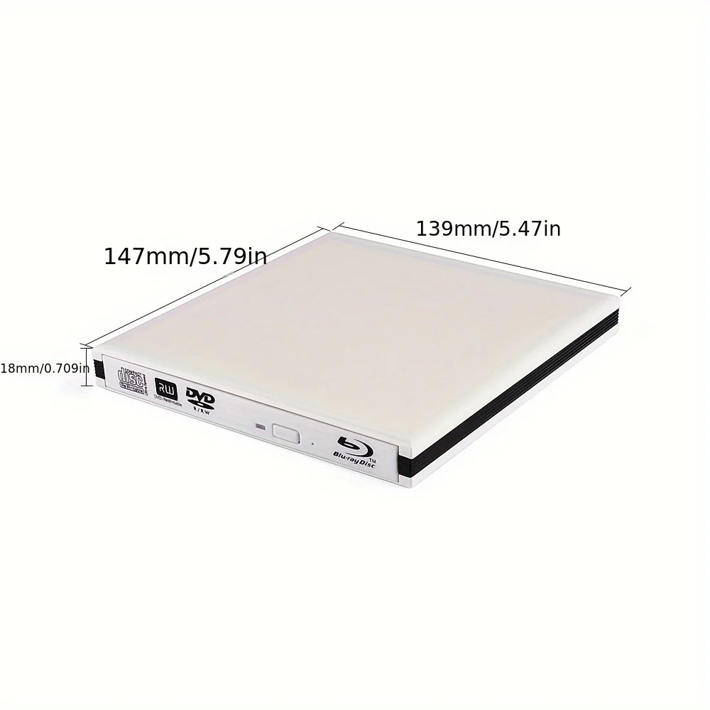 kf-S48f57c68e91147819a4e20e68bee2cb72 Blu-Ray Burner Player USB 3.0 CD DVD External Bluray Drive Writer Reader For Windows MacBook Laptop Desktop