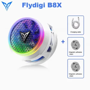 Flydigi B8X Cellphone Cooler Frequency Conversion Super Heat Dissipation Magnetic Radiator RGB Light For Iphone Ipad Android