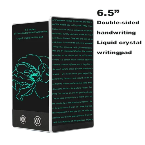 6.5-inch Screen Superfine Handwriting LCD Writing Board Meeting Magnetic Single/Double Sided Pad Liquid Drawings Tablet