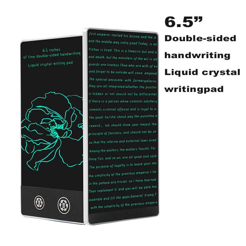 6.5-inch Screen Superfine Handwriting LCD Writing Board Meeting Magnetic Single/Double Sided Pad Liquid Drawings Tablet