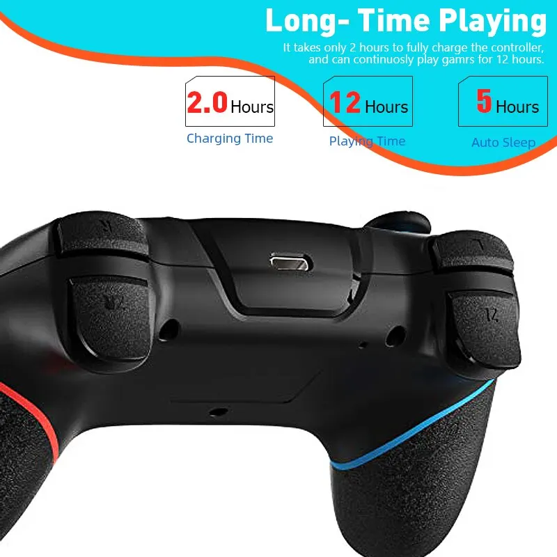 kf-S4cdbba453aa5413295ba462907c106ed3 DATA FROG Wireless Controller Compatible-Nintendo Switch Adjustable Turbo with 6-Axis Vibration Gamepad For PC/NS Lite Console