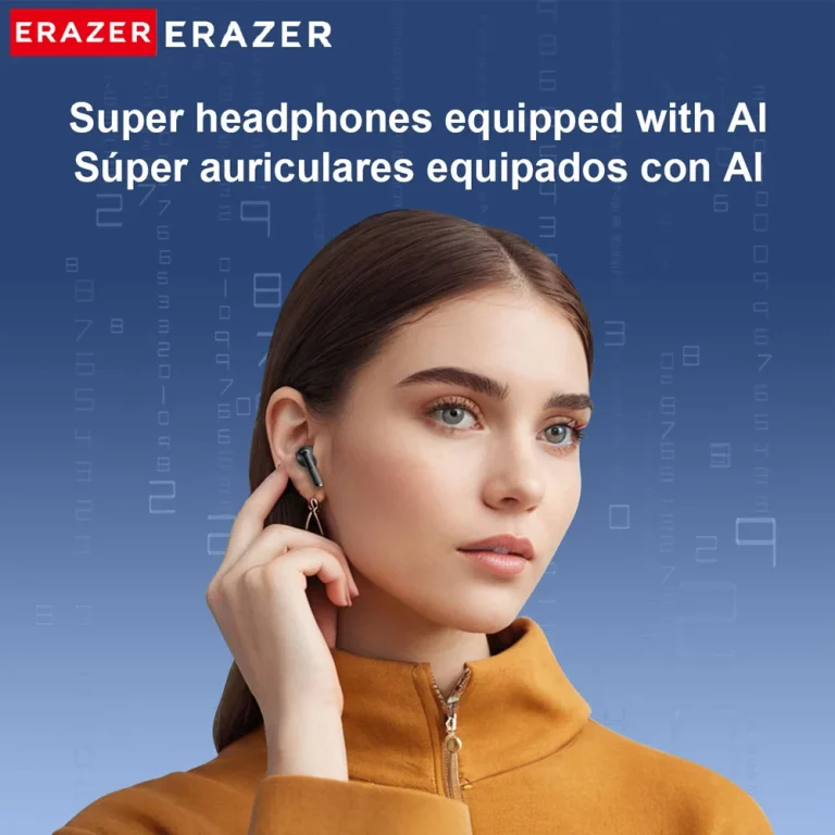 [AI Earphones] Translator Erazer XT92PRO Bluetooth Earphones AI real-time Translation Earbuds DIY APP ASMR Wireless Headphones