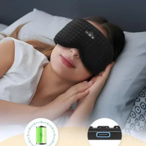 Bluetooth 3D Eye Mask Sleep Headphones Soft Cotton Blindfold Wireless Sleep Mask Speaker Microphone Comfortable Music Earphones