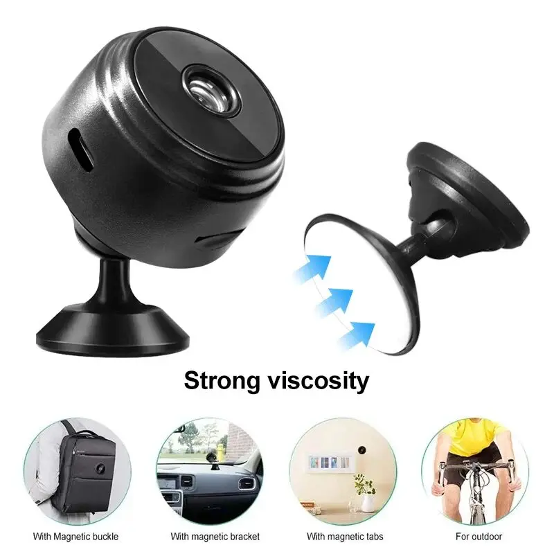 A9 HD WiFi Smart Surveillance Camera Wireless Home Security Monitor Sensor Camcorder with Safety Video Streaming