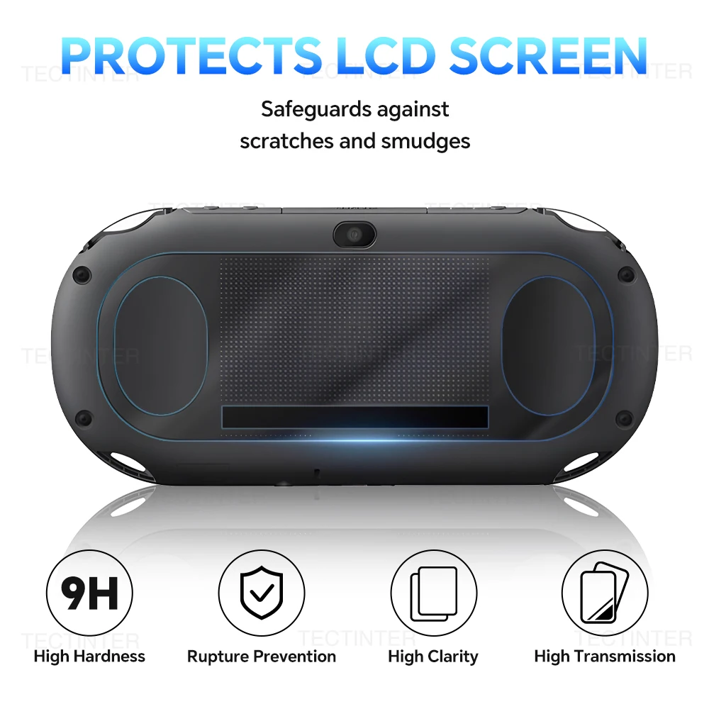 1/2pcs Tempered Glass for Sony PS Vita PSV 1000/PSV 2000 Clear Full HD Screen Protector Front+Back Cover Protective Film Guard