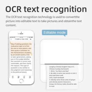 kf-S57f682b2b8d84c779bfe7c0c3225ef6bu X6 mini HD printer portable sticker label Printer Bluetooth pocket thermal printer with paper for student note inkless printing