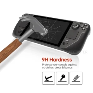 Premium Tempered Glass for Valve Steam Deck Game Console 9H Screen Protector Anti-Scratch Guard Film for Steam Deck Accessories