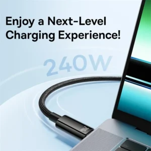 Baseus 240W USB C Cable for iPhone 17 16 15 Plus Pro Max Supercharge for Macbook Fast Charger Type C Cable for xiaomi Samsung
