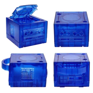 5COLOR Transparent Box Replacement Case For Nintend Gamecube Housing Shell Case For NGC Retro Video Game Console DOL-101/DOL-001