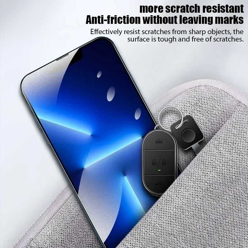 kf-S5ff8c0e2bc23424fa8c19bdc407317d8D 4Pcs Matte Tempered Glass For iPhone 14 13 12 11 15 Pro Max 7 8 16 Plus Frosted Screen Protector For iPhone 17 PRO X XR XS MAX