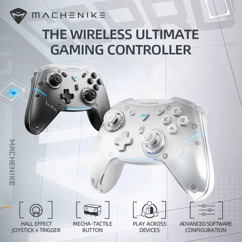 kf-S608884bea29c4e759bc3aeb59d0de391d Gamepad Wireless Gaming Controller Machenike G5 Pro Elite Hall Trigger Joystick Mecha-Tactile Buttons For Switch PC Android IOS
