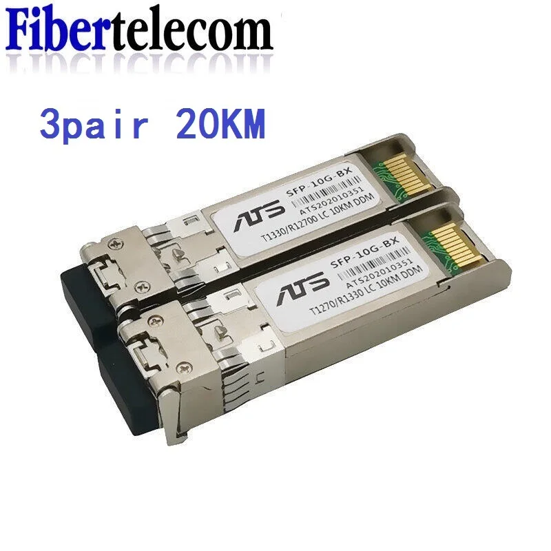 kf-S60fb35ebf52d4ec9a61c4a49cb2059b0K 10G SFP module BIDI 10GBASE Fiber Optic SFP Transceiver Module SM LC Optic module Compatible with multiple switches