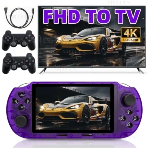 Upgraded SF3000 Retro Handheld Game Player Compatible with HDMI Video Game Console 4.5 Inch IPS Screen Consola for PS1/GBA/SFC