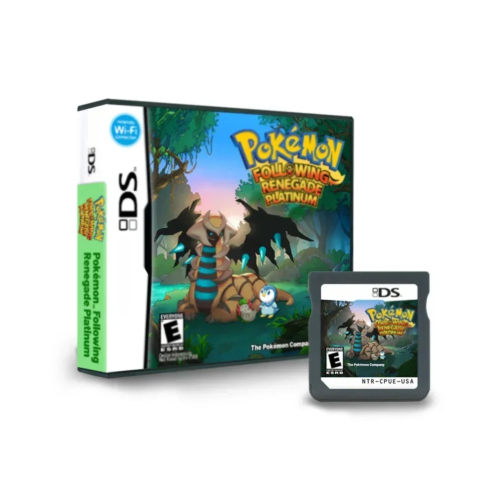 kf-S636457262fd14fe7b35bd2884cf5689bf NDS Game Card Pokemon Series Pure Heart Primeval Black 2 Conquest Twin Dragons True Soul USA Version (R4 Card Version)