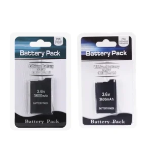 1PCS 3.6V 3600mAh Gamepad Lithium Rechargeable Battery for PSP1000 PSP-110 Console Replacement Batteries for PSP2000 PSP3000