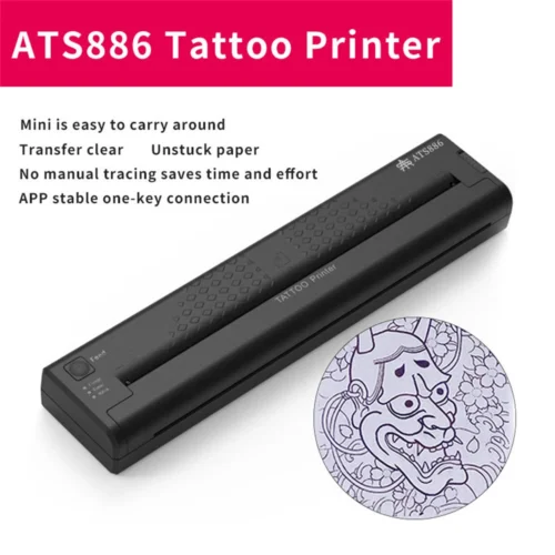 kf-S657f19b7b7334068a999d25c10f39a17X Tattoo Stencil Transfer Printer Machine ATS886 Tattoo Printer Portable Thermal Stencil Maker Line Photo Drawing Printing Copier