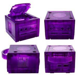 5COLOR Transparent Box Replacement Case For Nintend Gamecube Housing Shell Case For NGC Retro Video Game Console DOL-101/DOL-001