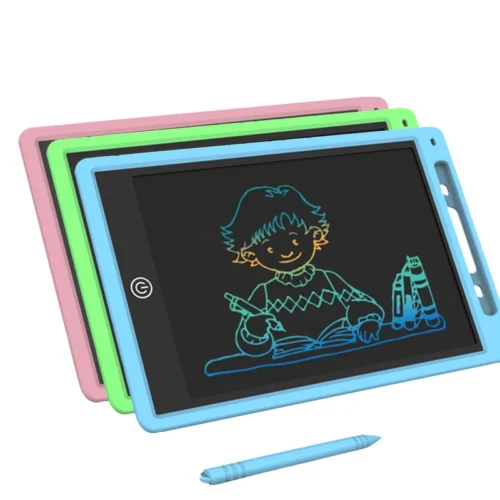 12 inch LCD Writing Tablet for Kids-Reusable Drawing Board, Eye Protection Screen, Lock Button & Instant Erase-Educational Gift