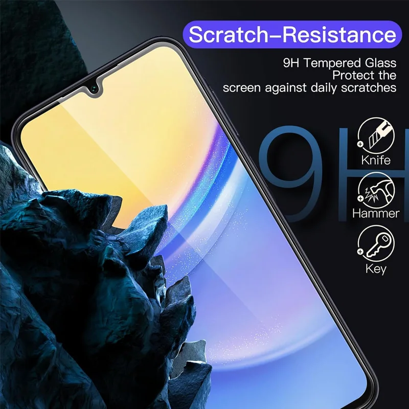 9H Screen Protector for Samsung A15 A16 A56 A36 A14 A25 A24 A55 A53 A52 A52S A51 A34 A35 Tempered Glass Samsung Galaxy A15 14 kf S6a5618664a9d484881575d88859b898ay