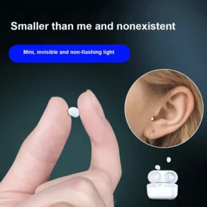 Invisible Sleep Mini Headphones Bluetooth TWS Wireless Earphones with Microphone Noise Cancelling In-Ear Earbuds Sports Headset