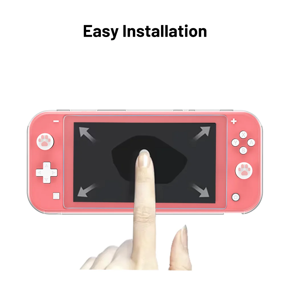 2 Pcs Tempered Glass Switch Screen Protector Premium HD Clear Anti-Scratch Screen Protector for NS Switch/lite/OLED