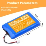 kf-S6c42367bc82347bf87c2c6306e60221cR XDOU Brand-New 4250mAh Rechargeable Battery For Sony PS5 LIP1708 CFI-ZCT1W DualSense Game Controllers Higher Power