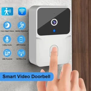 kf-S7262e7c81c304b67bc6b904ac9d59c03o WiFi Video Doorbell Wireless HD Camera IR Alarm Security Smart Home Door Bell WiFi Intercom for Home