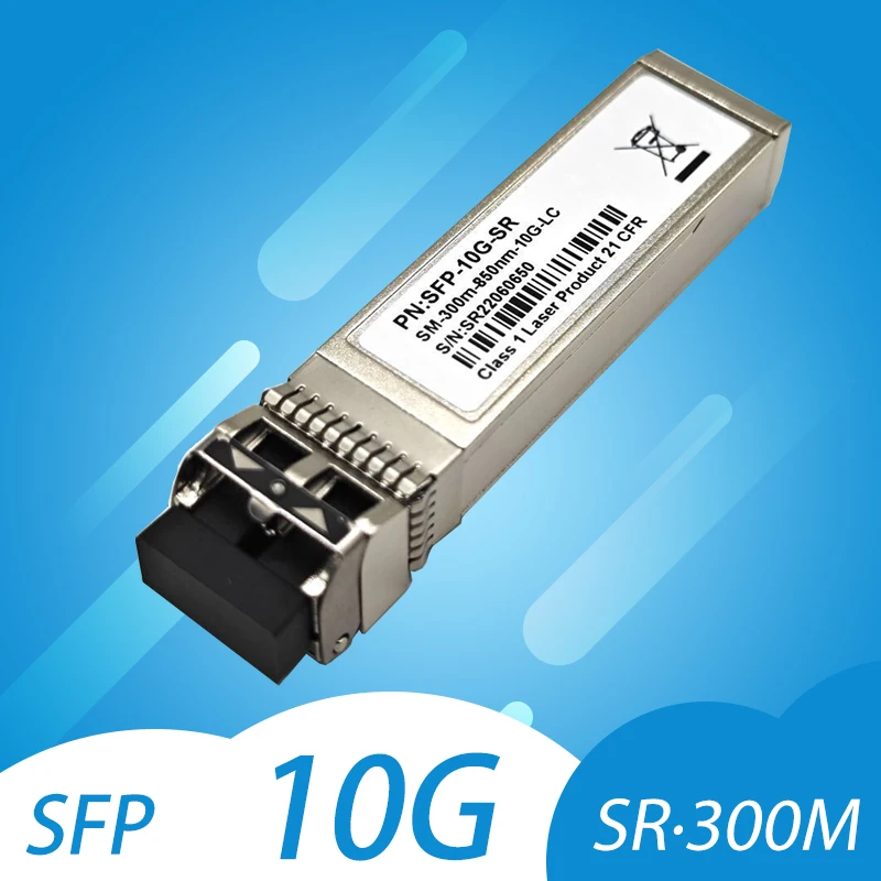 kf-S732927c1c44048ef88c49073b7db6e699 10G Multimode SFP+ LC Module, 10GBase-SR Fiber Transceiver for Cisco SFP-10G-SR, Mikrotik S+85DLC03D, Ubiquiti MMF 850nm 300m