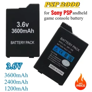 kf-S74945977e80b448abe48de678fbeac15N 3600mAh for SONY PSP2000 Handheld Game Console Backup Battery Pack 2400mAh for SONY PS Lite PSP-2000 PSP-3000 PSP-3004 Batteries
