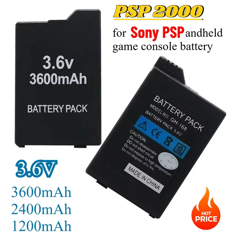 kf-S74945977e80b448abe48de678fbeac15N 3600mAh for SONY PSP2000 Handheld Game Console Backup Battery Pack 2400mAh for SONY PS Lite PSP-2000 PSP-3000 PSP-3004 Batteries
