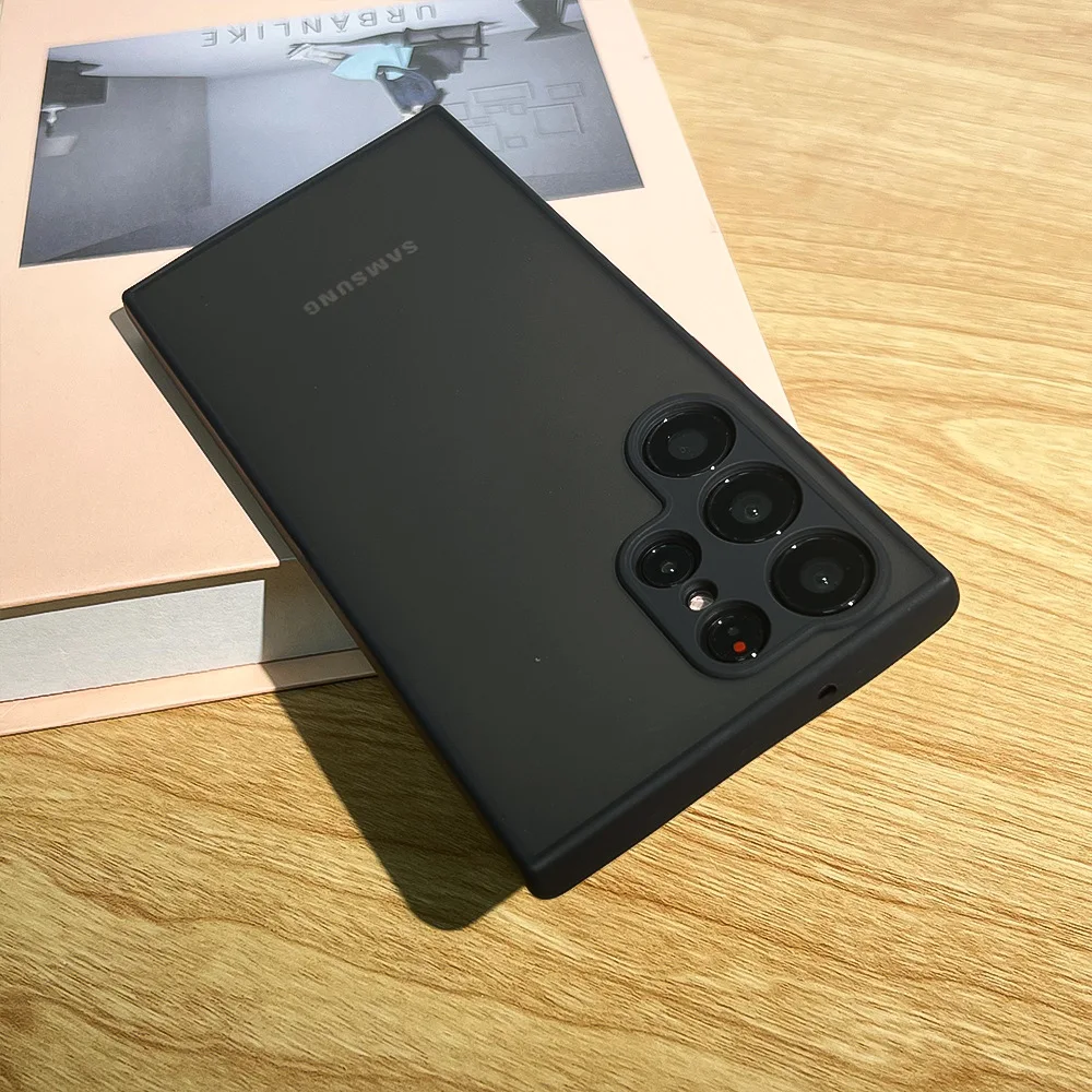 kf-S750d0910c61c4440862d086051cd349db Luxury Aromr Shockproof Case For Samsung Galaxy S24 S21 S22 S23 Plus S20 S21 FE S24 Ultra 5G Skin Feel Protective Cover Cases