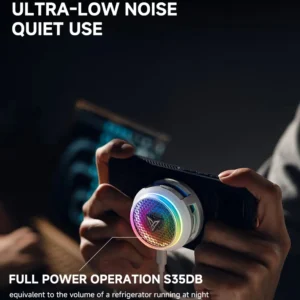 Flydigi B8X Cellphone Cooler Frequency Conversion Super Heat Dissipation Magnetic Radiator RGB Light For Iphone Ipad Android