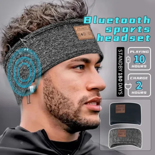 HYE Bluetooth Earphones Sports Sleeping Headband Elastic Wireless Headphones Music Eye Mask Wireless Bluetooth Headset Headband