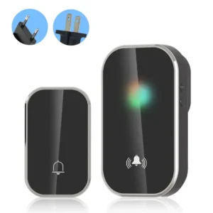 kf-S78b18dc95f364a2fbec29c073d82d5be5 Wireless Doorbell Smart Home Welcome Door Bell 36 Ringtones 300M Long Distance Outdoor House Door Chime Kit Battery Free