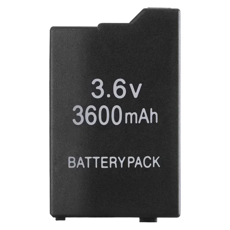 1PCS 3.6V 3600mAh Gamepad Lithium Rechargeable Battery for PSP1000 PSP-110 Console Replacement Batteries for PSP2000 PSP3000