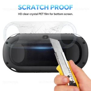 1/2pcs Tempered Glass for Sony PS Vita PSV 1000/PSV 2000 Clear Full HD Screen Protector Front+Back Cover Protective Film Guard