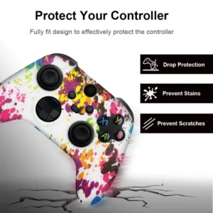Soft Silicone Protective Case For Xbox Series X/S Controller Skin Gamepad Rubber Skin Thumb Grips Cap Joystick Cover Shell