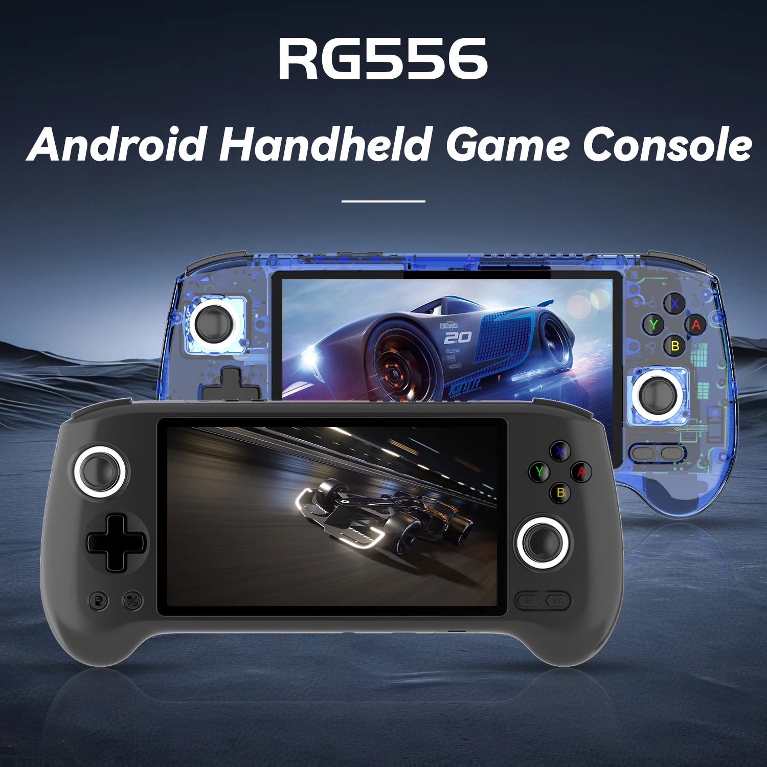 ANBERNIC RG556 Retro Handheld Games Console 5.48" AMOLED Screen WIFI Android Video Games Player Supports AI Assistant Streaming 3 kf S7983e4ae40734987aac943ecf9e14d432