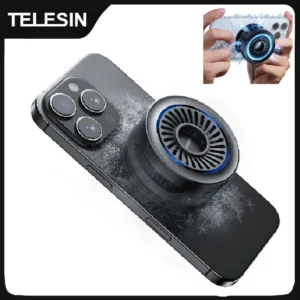 TELESIN Magnetic Mobile Phone Radiator Pro Cooler Fan HeatSink For Mobile phones Tablets Cooler For Live Streaming Gamming