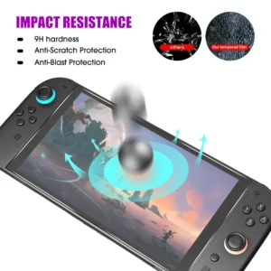 9H Tempered Glass for Nintendo Switch 2 Screen Protector, HD Clear Anti-Scratch Protective Film Switch2 Console Accessories