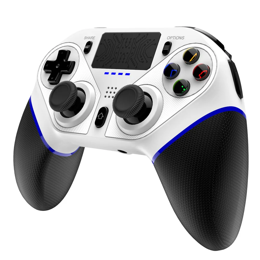 Wireless Controller Bluetooth No Delay Gamepad For PS4 Console PC Joysticks Six-Deliv axis Dual Vibration With Touchpad
