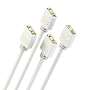 COOLMOON Gen 2 ARGB Splitter 5V 3 Pin 1 to 4/3/2 Universal Mainboard ARGB Extension Cable with Adapter Pin For Mainboard DIY