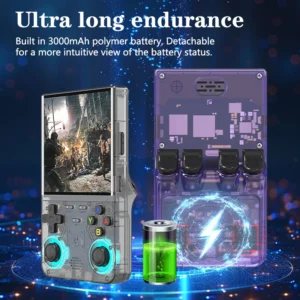 2025 R36 Ultra Open Source R36S Video Game Console Linux System 4.0 Inch IPS Screen Portable Pocket Video Player 64G best Games