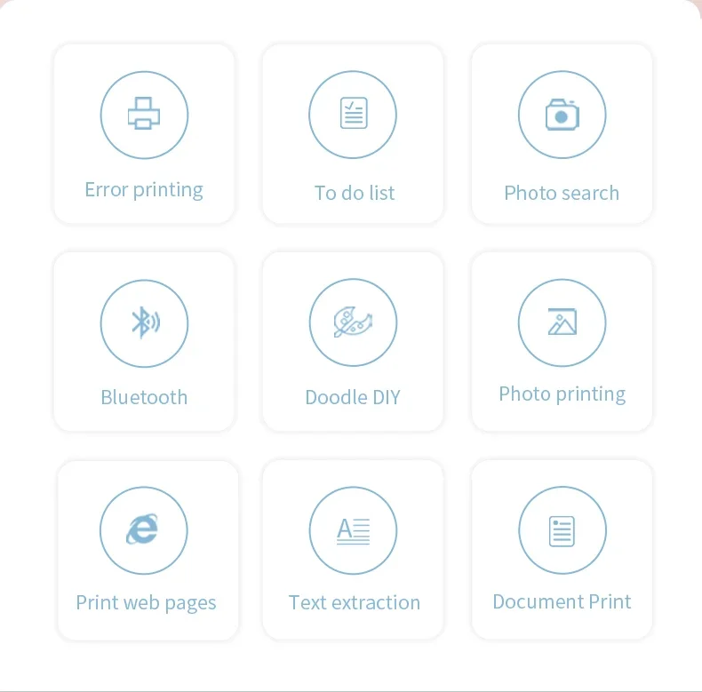 X6 mini HD printer portable sticker label Printer Bluetooth pocket thermal printer with paper for student note inkless printing 3 kf S86a37d7985b948d3b7c541a03a969be0D