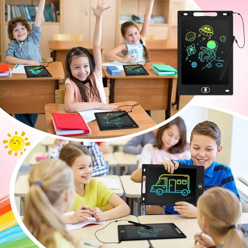 kf-S87604dc57dc84233bb0f3fe6407a9defH New 8.5" /12" Drawing Board LCD Writing Tablet For Kids Montessori Educational Toys Student Magic Blackboard Birthday Xmas Gift