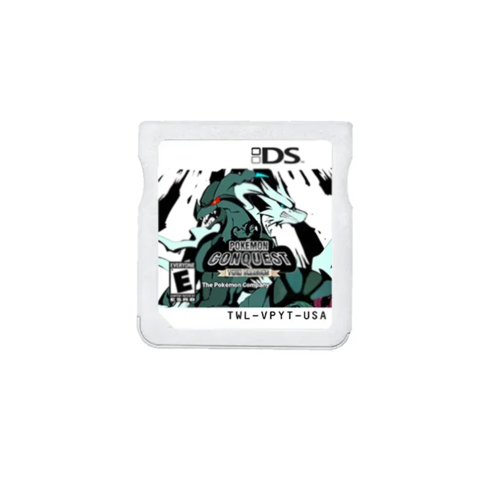 NDS Game Card Pokemon Series Pure Heart Primeval Black 2 Conquest Twin Dragons True Soul USA Version (R4 Card Version) 4 kf S88108f14b16b47c5b08ffcf55edde283I