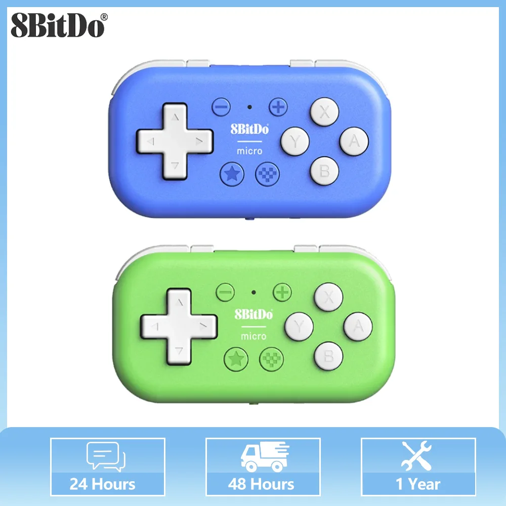 kf-S8958dbb703e04db09e350ca1fb17456bH 8BitDo Micro Bluetooth Gamepad Mini Controller Support For Nintendo Switch/Android/Raspberry Pi/iOS/Win10/11 And Keyboard Mode