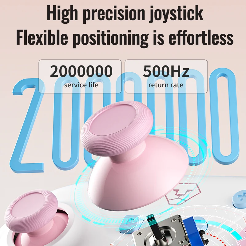 AOLION Bluetooth controller For Switch 2/1/PC/iOS/Android game pro Gamepad support Tubro Function